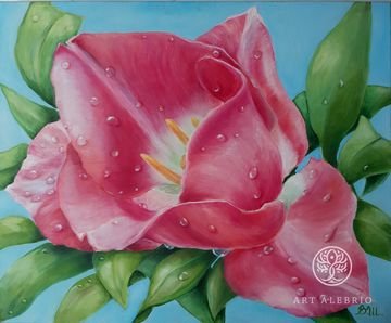 "Tulip time. Update." Series "Magic Garden of the Soul".