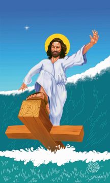 Jesus surfer
