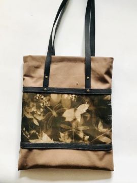 Текстильная сумка с авторским принтом  — ФОТОГРАММА — ФЛОРИСТИКА