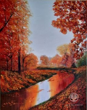 Картина Пылающая осень.