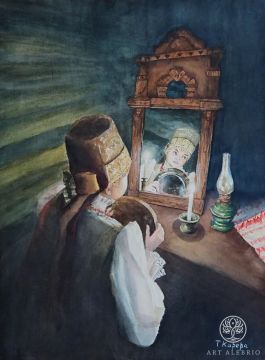 Fortune telling by the mirror