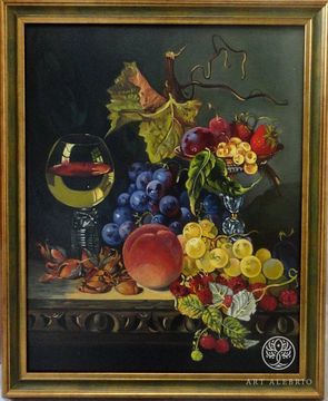 Голландский натюрморт с виноградом (Копия)