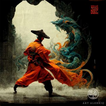 Монахи и драконы серия работ №1 