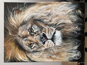 "Lion" acrylic