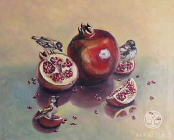 "Sparrows and Pomegranate"