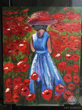 "Girl in Poppies" Rafaelyan Anna