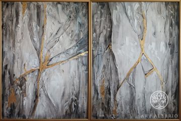 Diptych "At the Edge of the Universe"