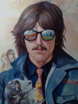 "Portrait of George Harrison"