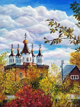St. Sophia Cathedral in autumn