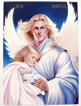 Ангел Хранитель. Образ  Ангела Хранителя в новой, уникальной иконографии.